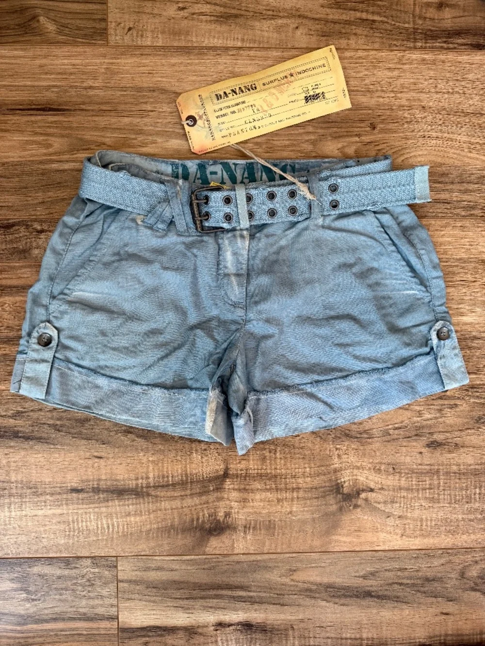 Vintage Da Nang Cotton Linen Shorts